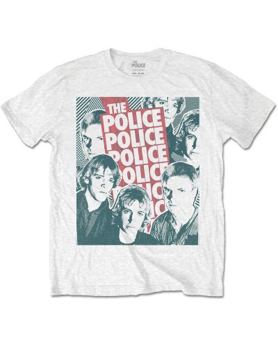 Тениска Rock Off The Police - Half-tone Faces - 1