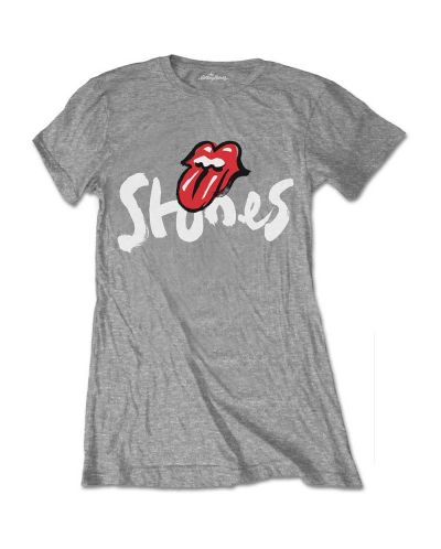 Тениска Rock Off The Rolling Stones Ladies - No Filter Brush Strokes - 1