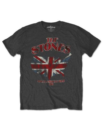 Тениска Rock Off The Rolling Stones - Union Jack US Map - 1