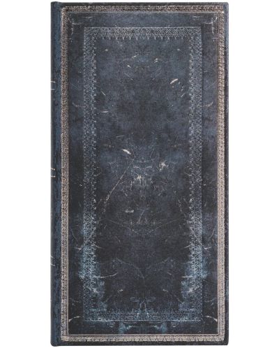 Тефтер Paperblanks Old Leather - Inkblot, 9.5 х 18 cm, 88 листа - 1