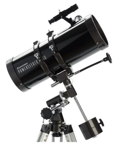 Телескоп Celestron - Powerseeker 127 EQ, N 127/1000, черен - 3