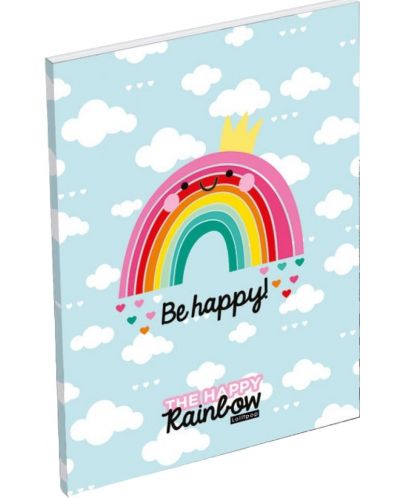 Тефтер A7 Lizzy Card Happy Rainbow - 1
