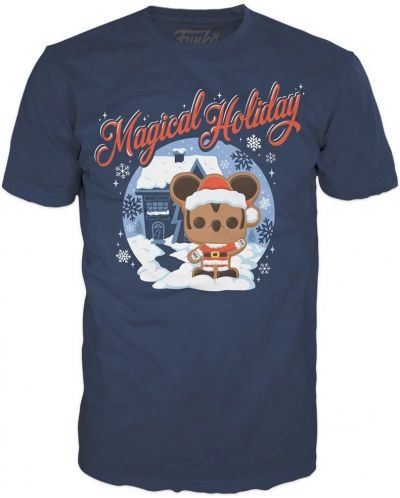 Тениска Funko Disney: Mickey Mouse - Santa Mickey - 1