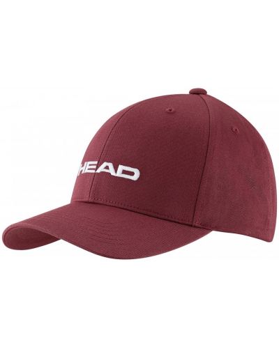 Тенис шапка HEAD -  Promotion Cap, тъмночервена - 1