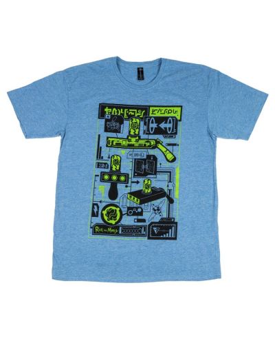 Тениска Rick and Morty - Portal Gun - 1