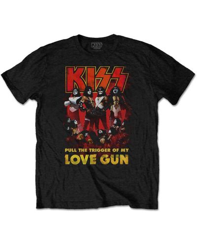 Тениска Rock Off KISS - Love Gun Glow - 1