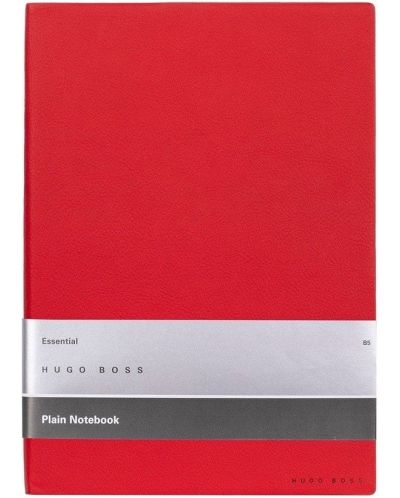 Тефтер Hugo Boss Essential Storyline - B5, бели листа, червен - 1