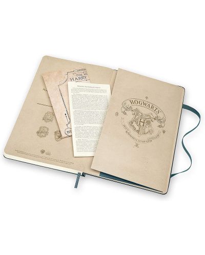Тефтер с твърди корици Moleskine Limited Editions Harry Potter - Sorting Hat, линирани страници - 6