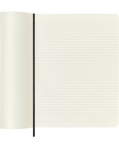 Тефтер с меки корици Moleskine Classic Extra XL - Черен, комбинирани страници - 5