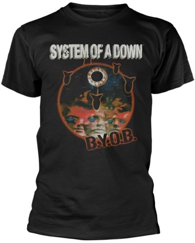 Тениска Plastic Head Music: System Of A Down - B.Y.O.B. - 1