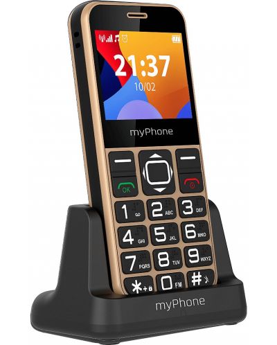 Мобилен телефон myPhone - Halo 3, 2.31", 32MB, Gold - 4