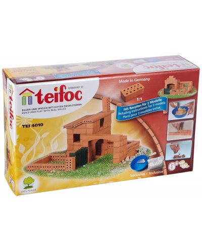 Творчески конструктор Teifoc - Къща – 2 модела - 1