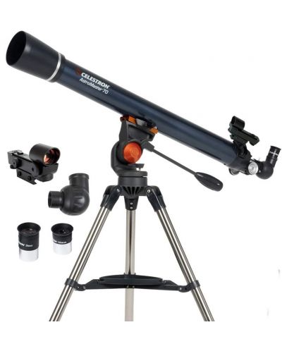 Телескоп Celestron - Astro Master 70 AZ, черен - 1