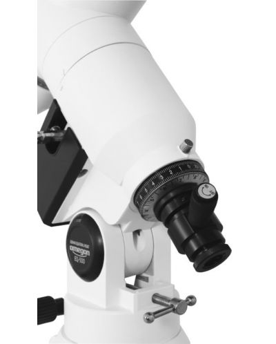 Телескоп Omegon - Advanced AC 127/1200 EQ-500, черен/бял - 5