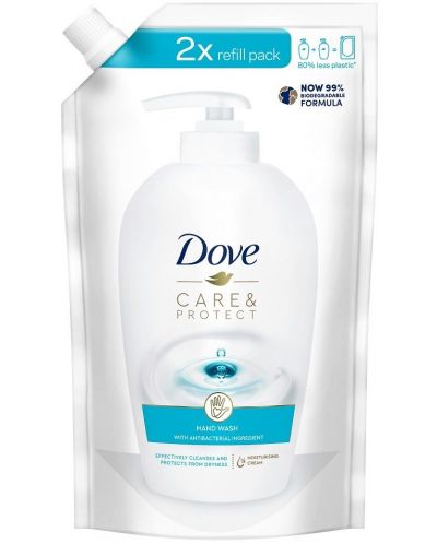 Dove Care & Protect Течен сапун, 500 ml - 1