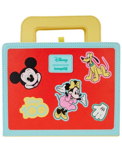 Тефтер Loungefly Disney: Mickey Mouse - Mickey & Friends Lunchbox - 3