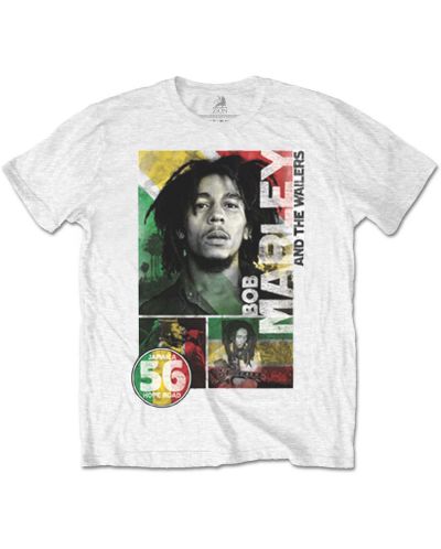 Тениска Rock Off Bob Marley - 56 Hope Road Rasta - 1