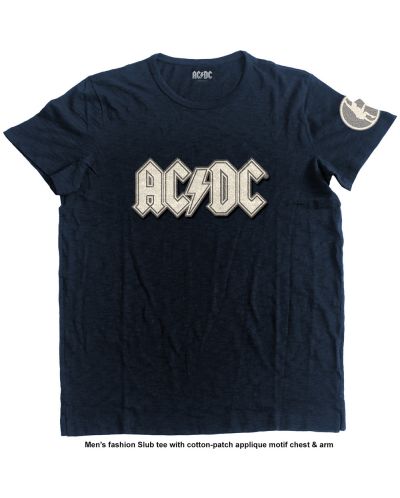 Тениска Rock Off AC/DC Fashion - Logo & Angus - 1