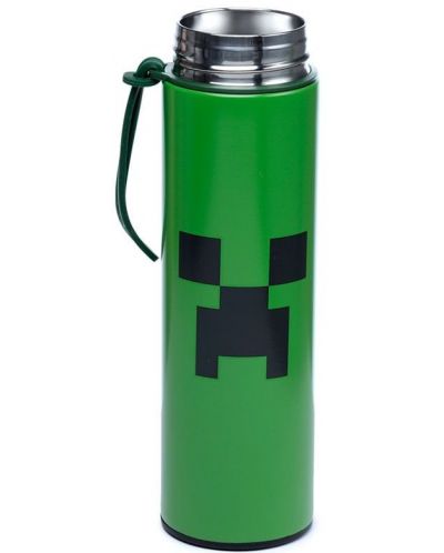 Термос с дигитален термометър Puckator - Minecraft Creeper, 450 ml  - 7