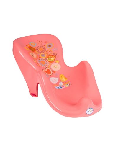 Подложка за къпане Tega Baby Анита - Фолк, Праскова