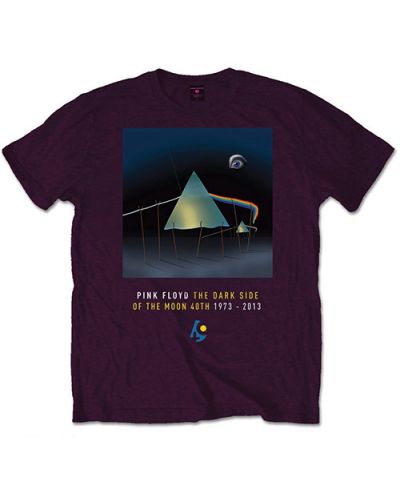 Тениска Rock Off Pink Floyd - Dark Side of The Moon 40th Dail Sleep - 1