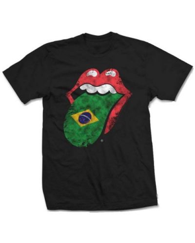 Тениска Rock Off The Rolling Stones - Brazil Tongue - 1