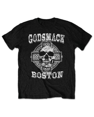 Тениска Rock Off Godsmack - Boston Skull ( Pack) - 1
