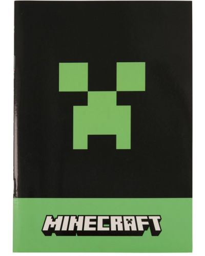 Тетрадка Graffiti Minecraft - Greeper, А5, с широки редове - 1