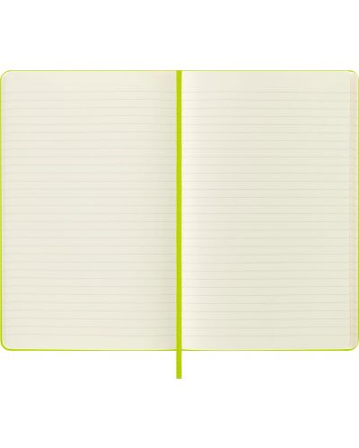 Тефтер с твърди корици Moleskine Classic Ruled - Lemon Green, редове - 5