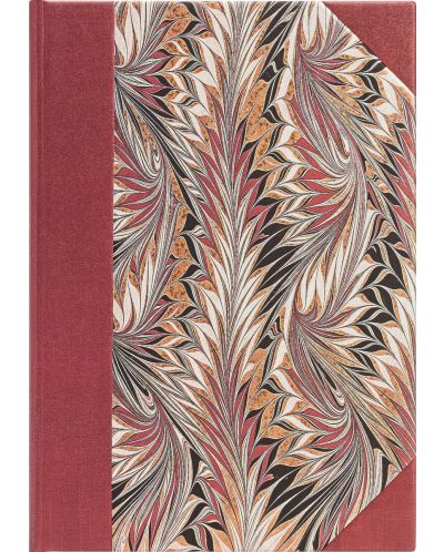 Тефтер Paperblanks Rubedo - 13 x 18 cm, 72 листа, с широки редове - 1