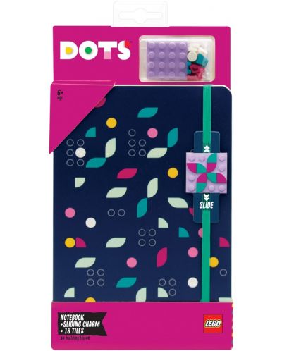 Тетрадка с ластик Lego Dots - A5 - 1