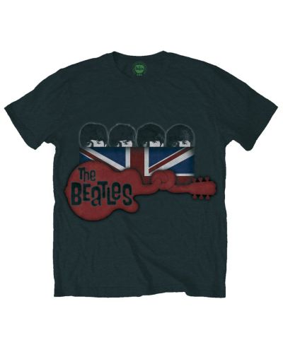Тениска Rock Off The Beatles - Guitar & Flag - 1