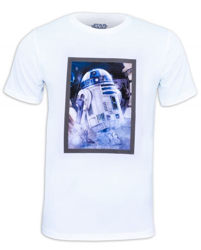 Тениска Star Wars - R2-D2, бяла - 1