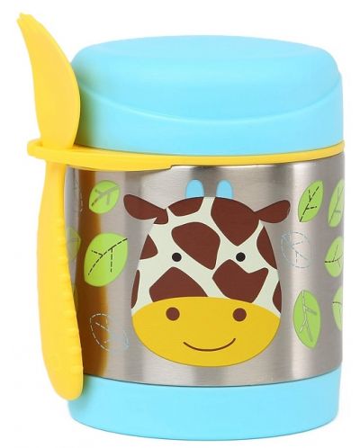 Термо контейнер за храна Skip Hop Zoo - 325 ml, жираф - 1