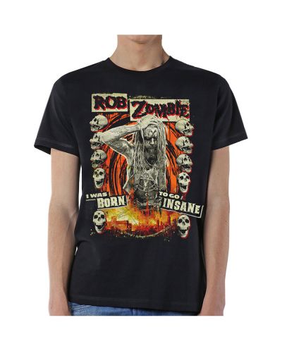 Тениска Rock Off Rob Zombie - Born to Go Insane - 1
