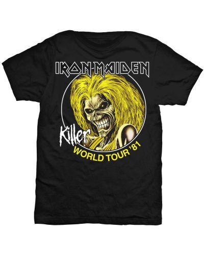 Тениска Rock Off Iron Maiden - Killer World Tour 81 - 1