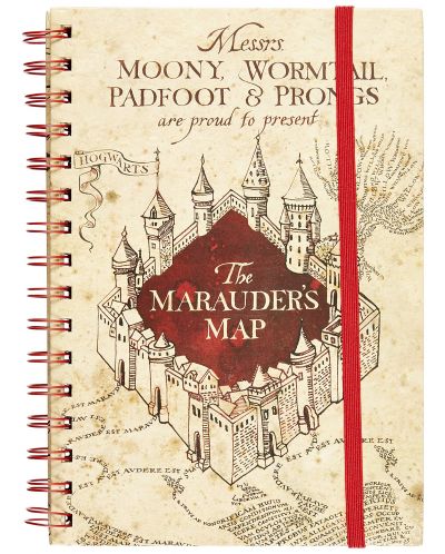 Тефтер Pyramid Movies: Harry Potter - The Marauders Map - 1