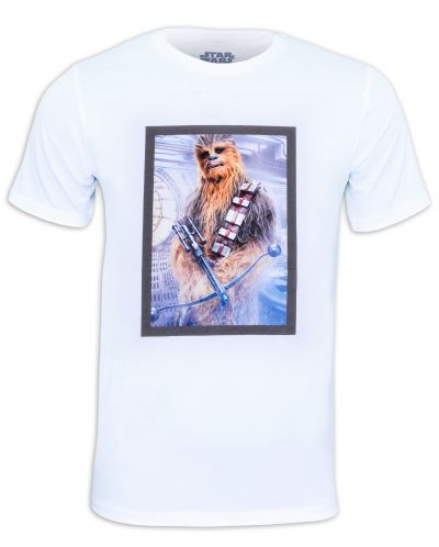 Тениска Star Wars - Chewbacca, бяла - 1