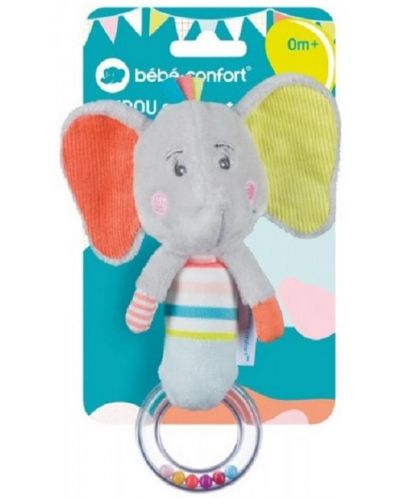 Текстилна дрънкалка Bebe Confort - Elidou Elephant - 3