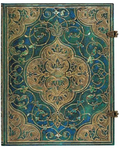 Тефтер Paperblanks Turquoise Chronicles - 18 х 23 cm, 72 листа - 1
