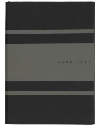 Тефтер Hugo Boss Gear Matrix - A5, с редове, тъмнозелен - 1