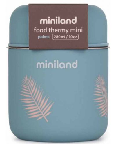Термос за храна Miniland - Terra, Palms, 280 ml - 1