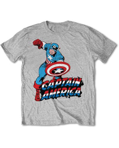 Тениска Rock Off Marvel Comics - Simple Captain America - 1