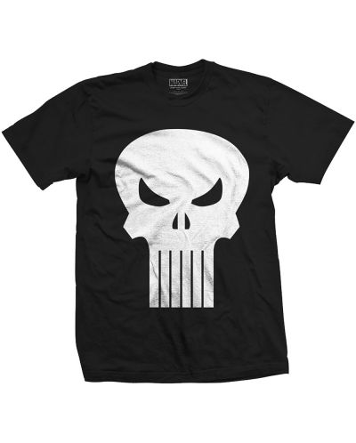 Тениска Rock Off Marvel Comics - Punisher Skull - 1