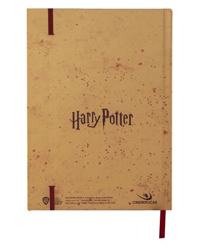 Тефтер Cine Replicas Movies: Harry Potter - Marauder's Map, A5 - 7