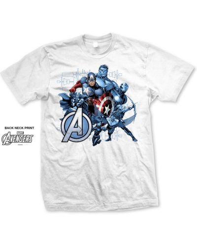 Тениска Rock Off Marvel Comics - Avengers Assemble Group - 1