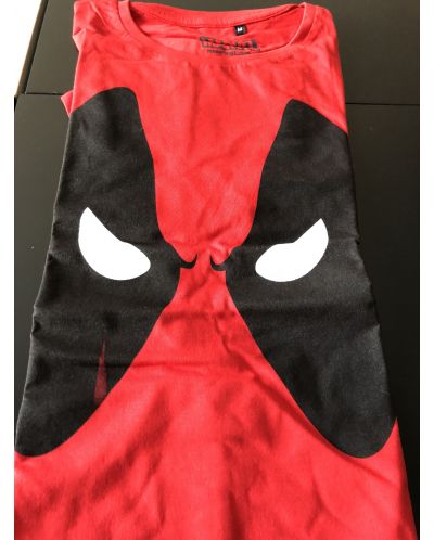 Тениска Deadpool - Angry Eyes, червена, размер M (разопакован) - 5