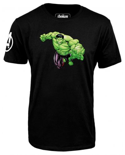 Тениска Avengers - Hulk, черна - 1