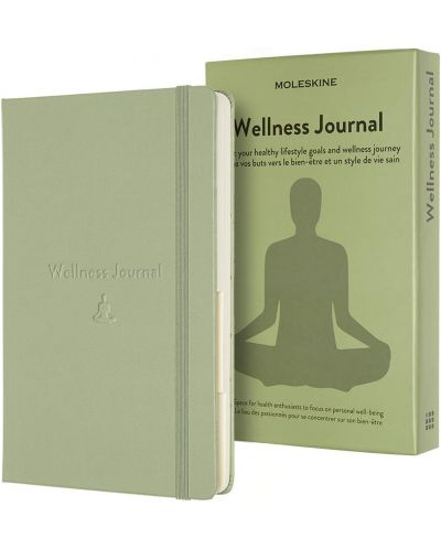 Тефтер с твърди корици Moleskine Passion - Wellness, зелен - 2