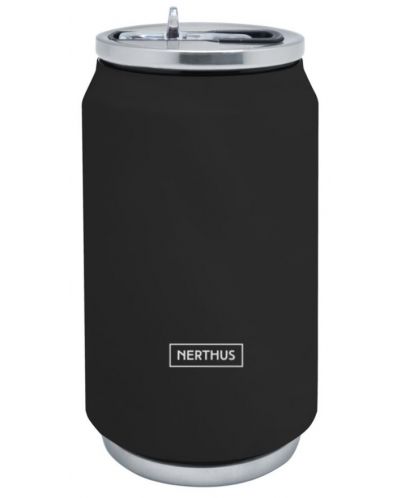 Термос Nerthus - Кенче, черно, 330 ml - 1